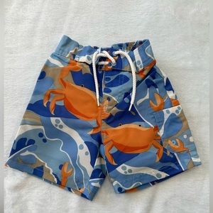 Janie and jack baby swim shorts 🦀